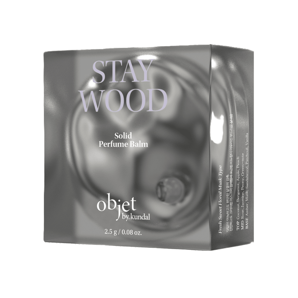 Objet by Kundal Solid Perfume Balm Stay Wood 2.5g - Beauty Tribe