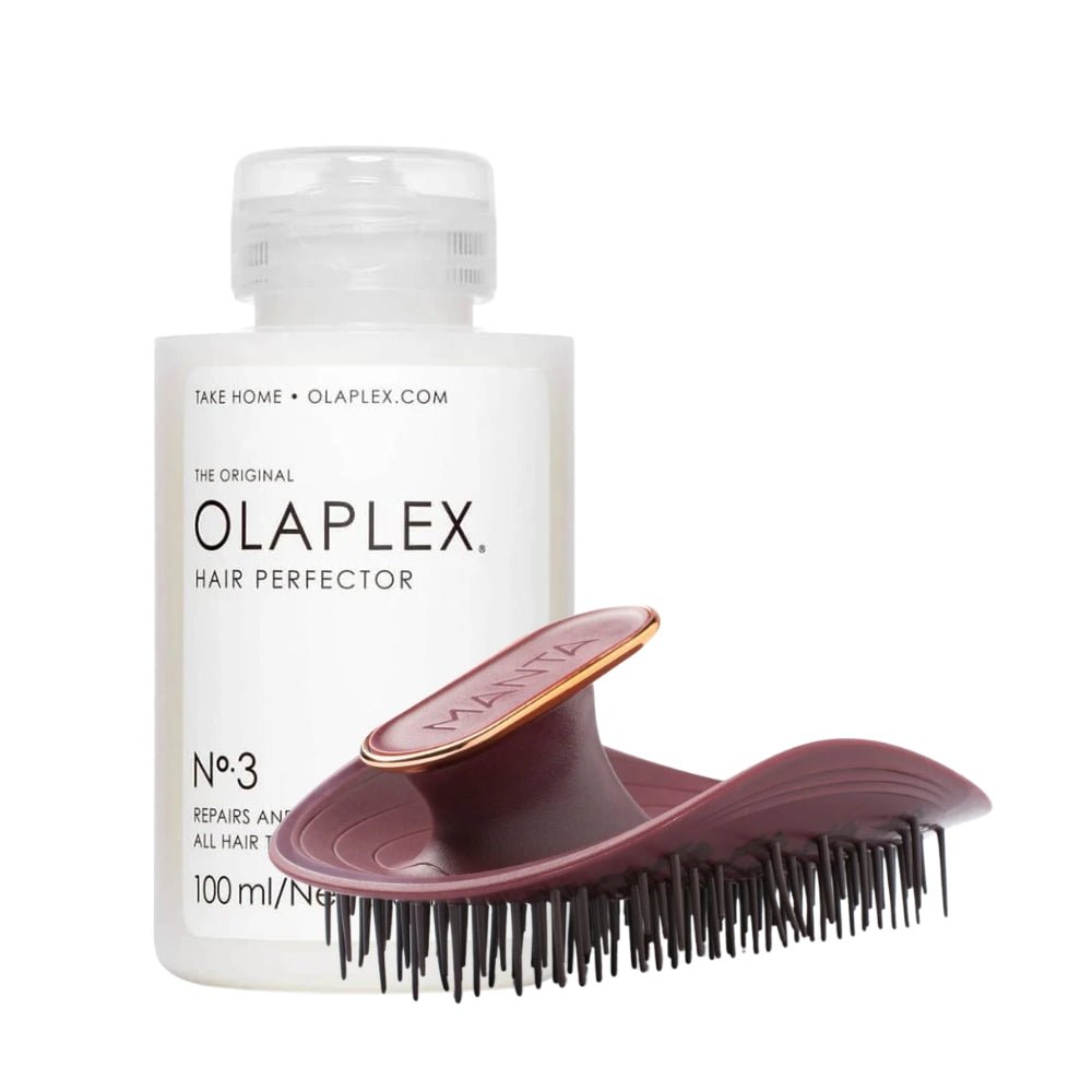 Olaplex No. 3 &amp; Manta Brush (Burgundy) Set - Beauty Tribe