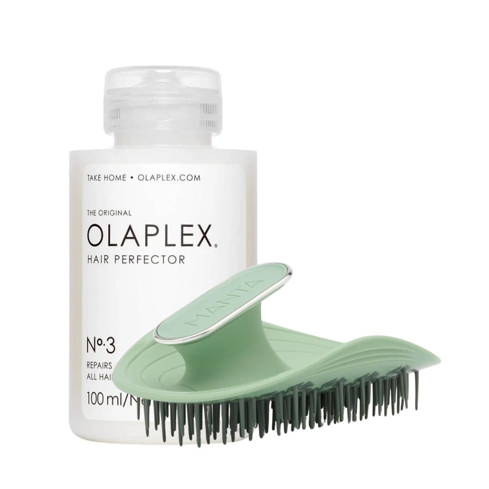 Olaplex No. 3 &amp; Manta Brush (Green) Set - Beauty Tribe