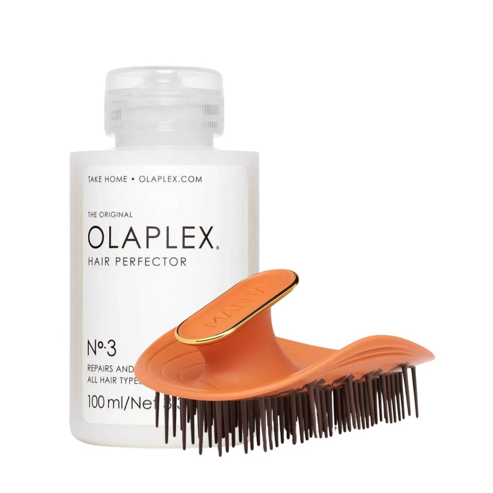 Olaplex No. 3 &amp; Manta Brush (Orange) Set - Beauty Tribe