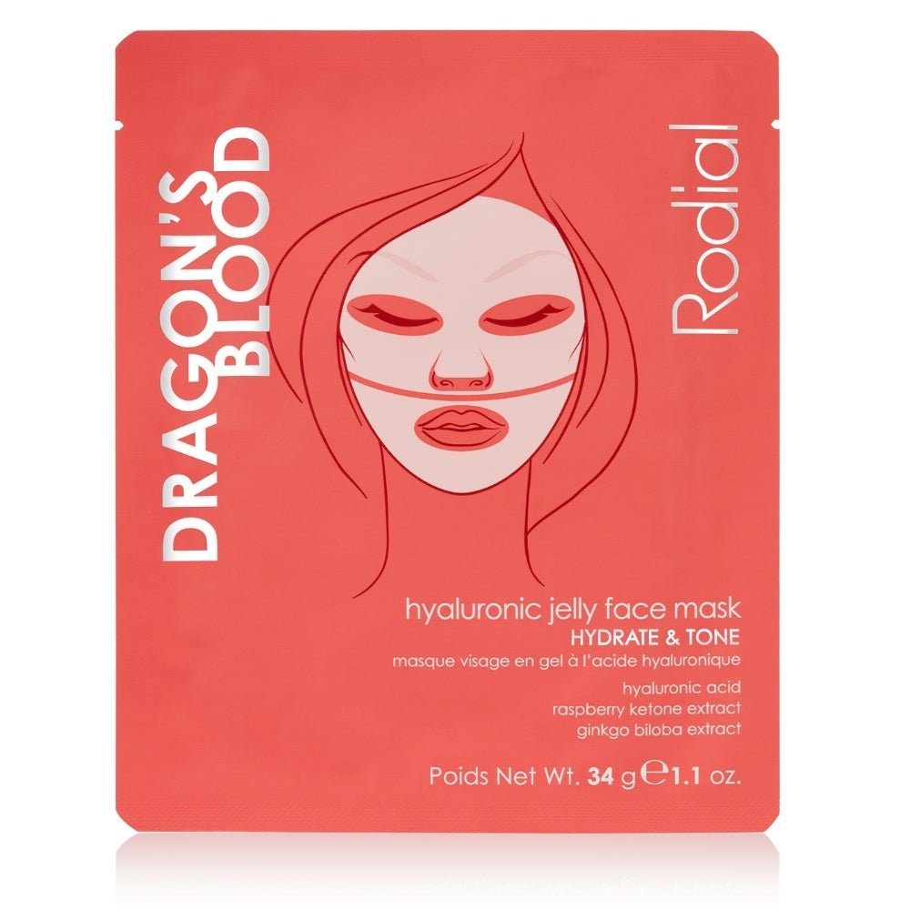 Rodial Dragons Blood Hyaluronic Jelly Mask x4 - Beauty Tribe