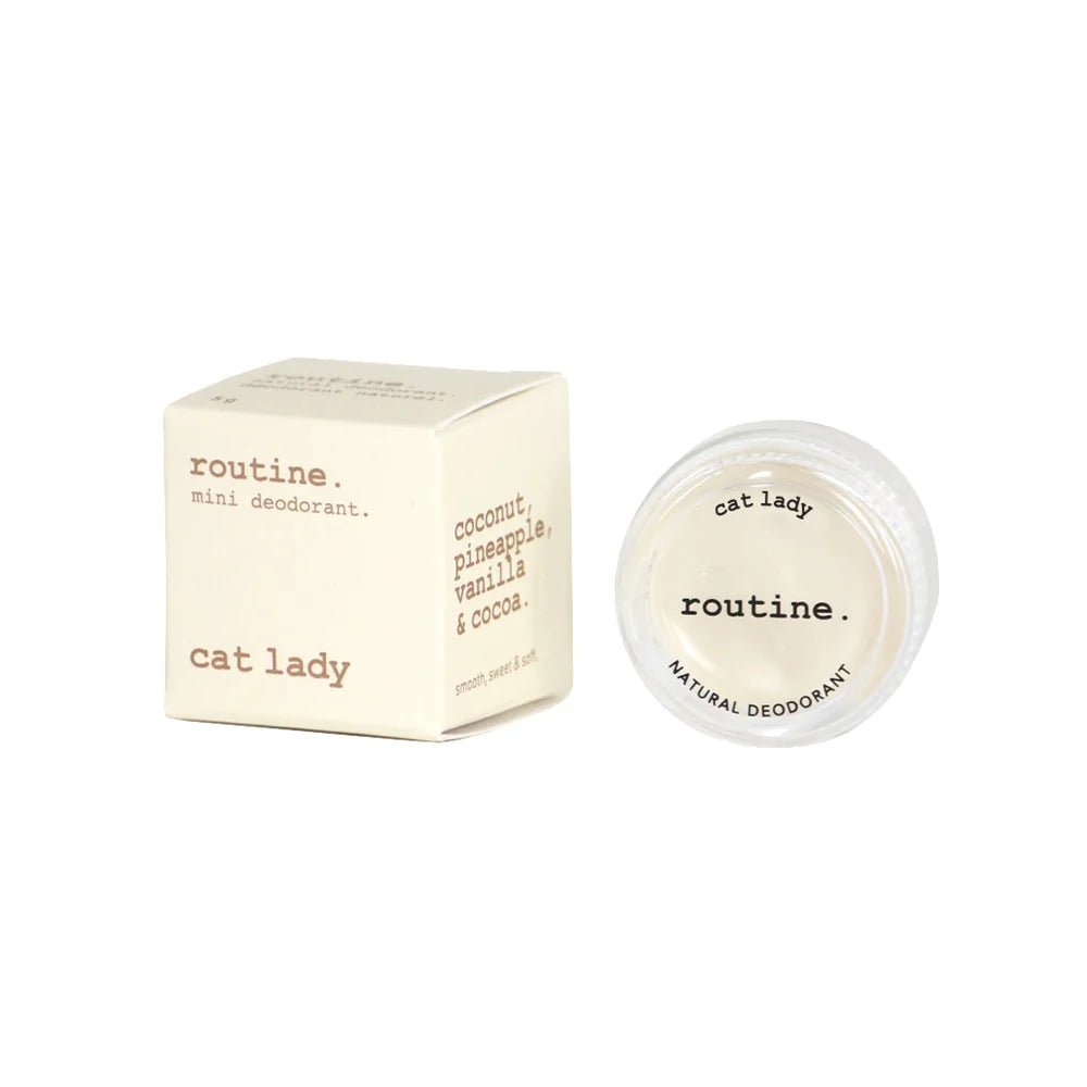 Routine mini size cream deodorant Cat Lady 5g - Beauty Tribe
