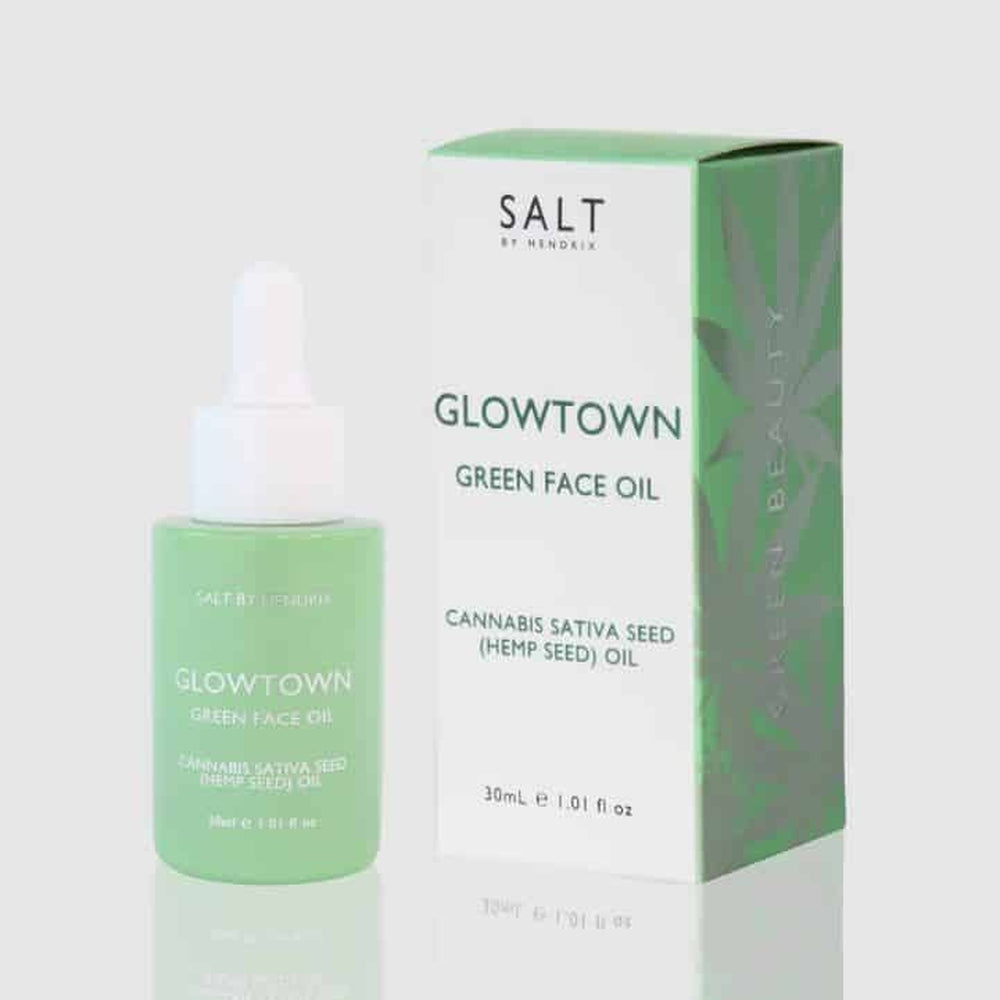 Salt by Hendrix Glow Town Green Face Oil Hemp Seed