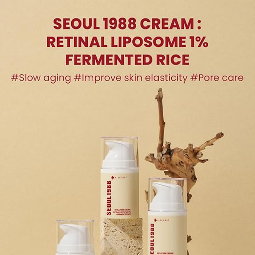 Seoul 1988 Cream - Retinal Liposome 1% + Fermented Rice 50ml
