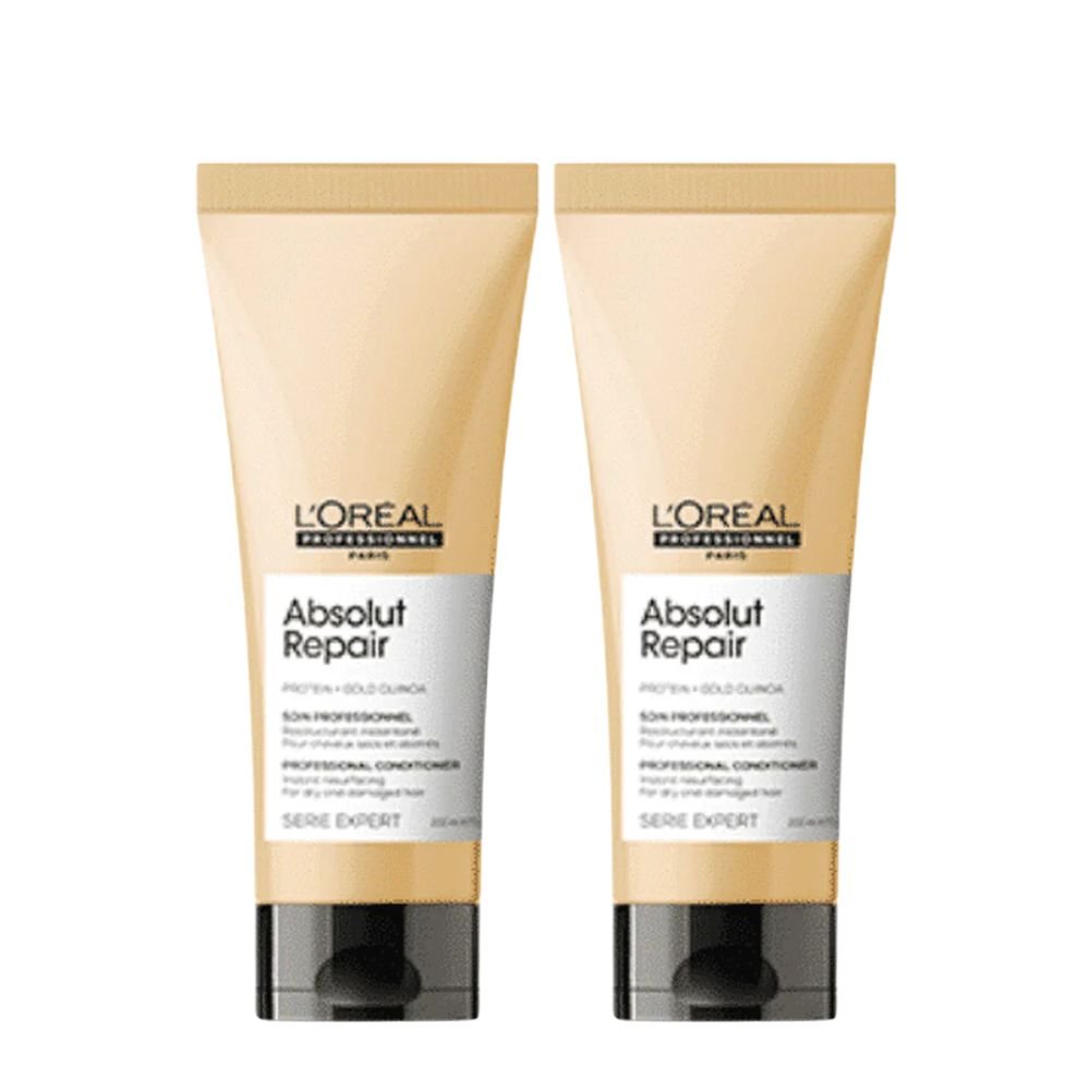 Serie Expert Absolut Repair Instant Resurfacing Conditioner 2 Pack Set - Beauty Tribe