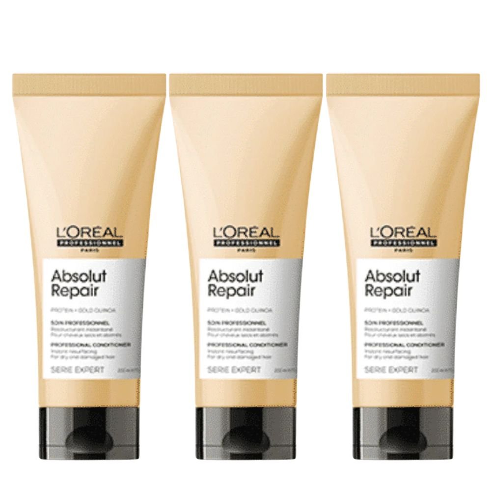 Serie Expert Absolut Repair Instant Resurfacing Conditioner 3 Pack Set - Beauty Tribe