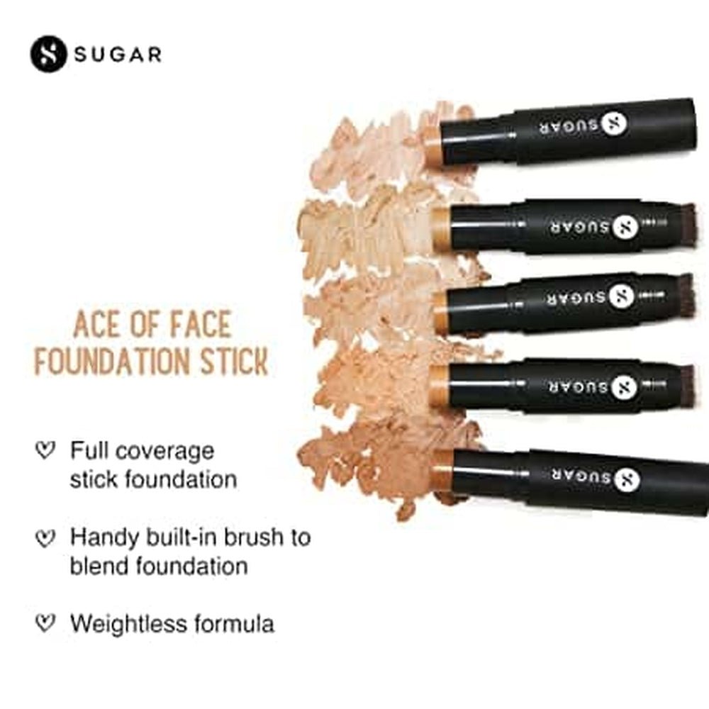 Sugar Ace Of Face Foundation Stick 15 Cappuccino - Beauty Tribe