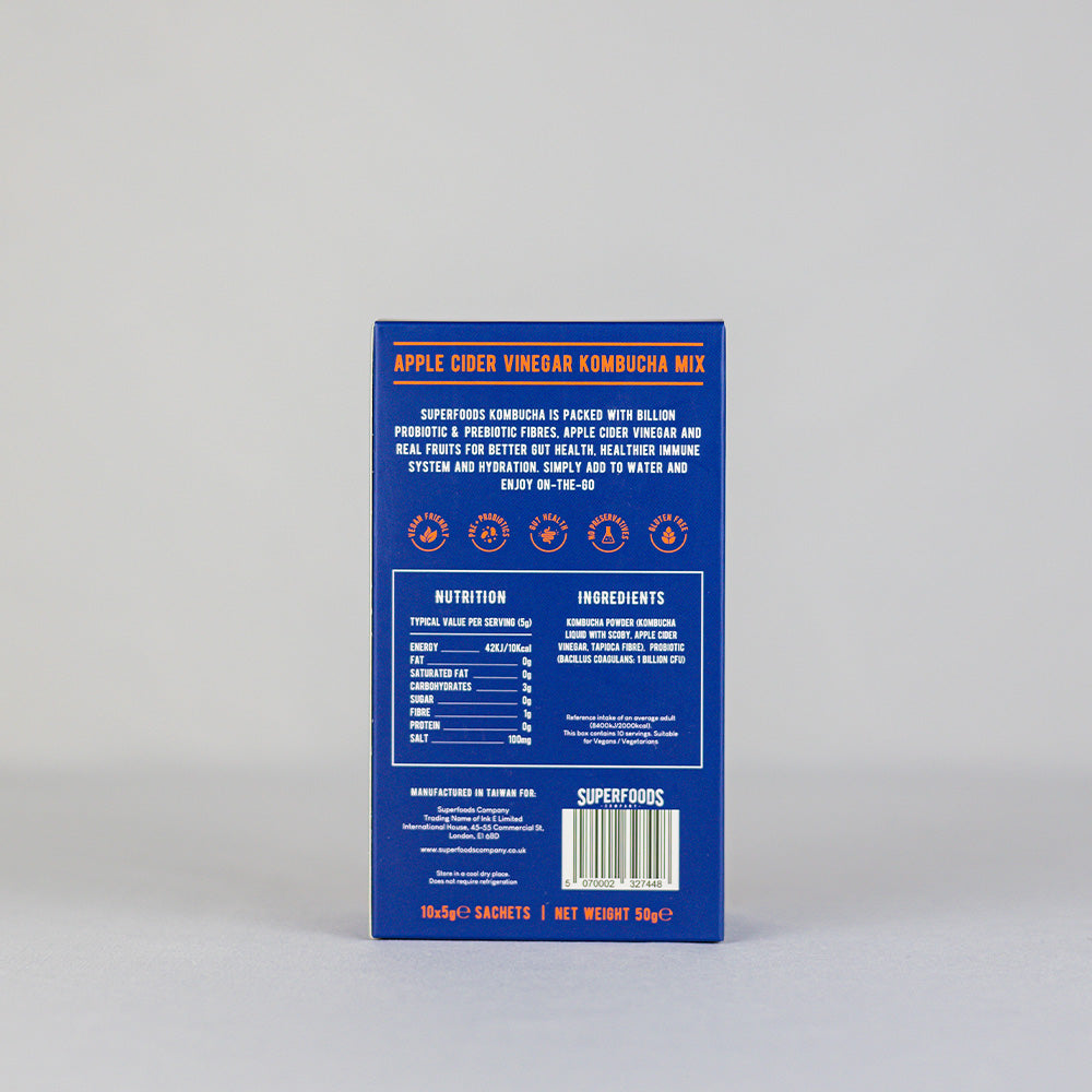 Super Foods Instant kombucha Box Original Flavour 50g (10 x 5g)