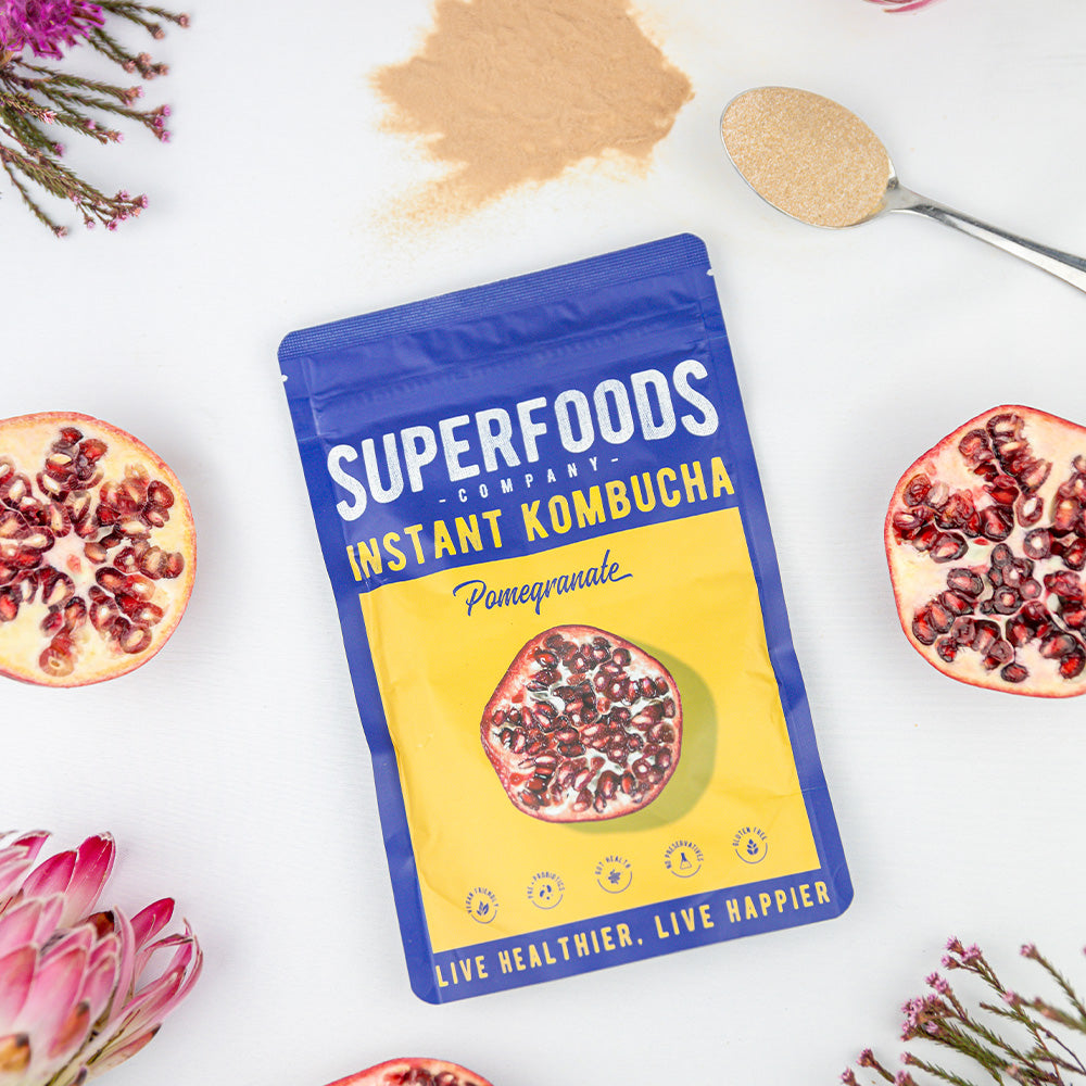 Super Foods Instant kombucha Box Pomegranate 50g (10 x 5g)
