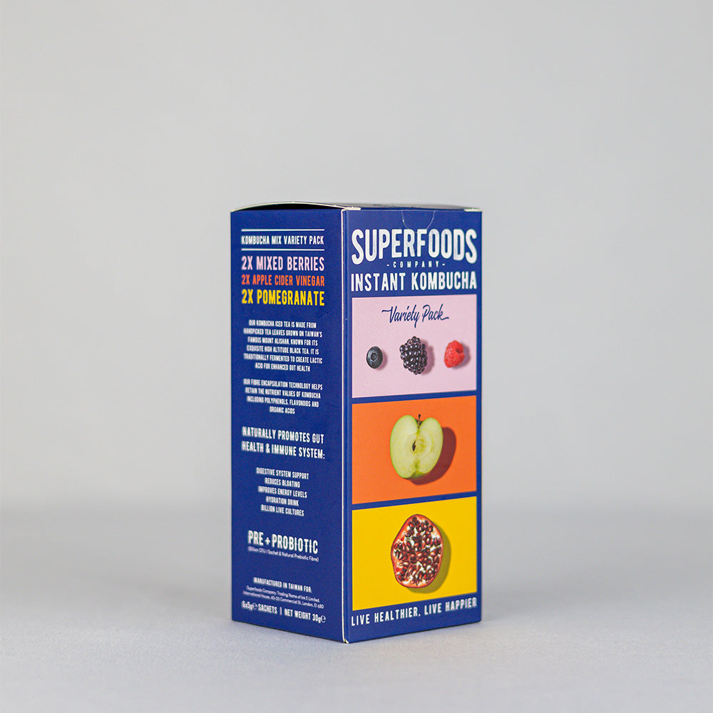 Super Foods Instant Kombucha Variety Pack Sachets 40g (6x5g)