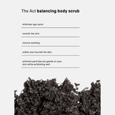 The Act Balancing Body Scrub 300ml - Beauty Tribe