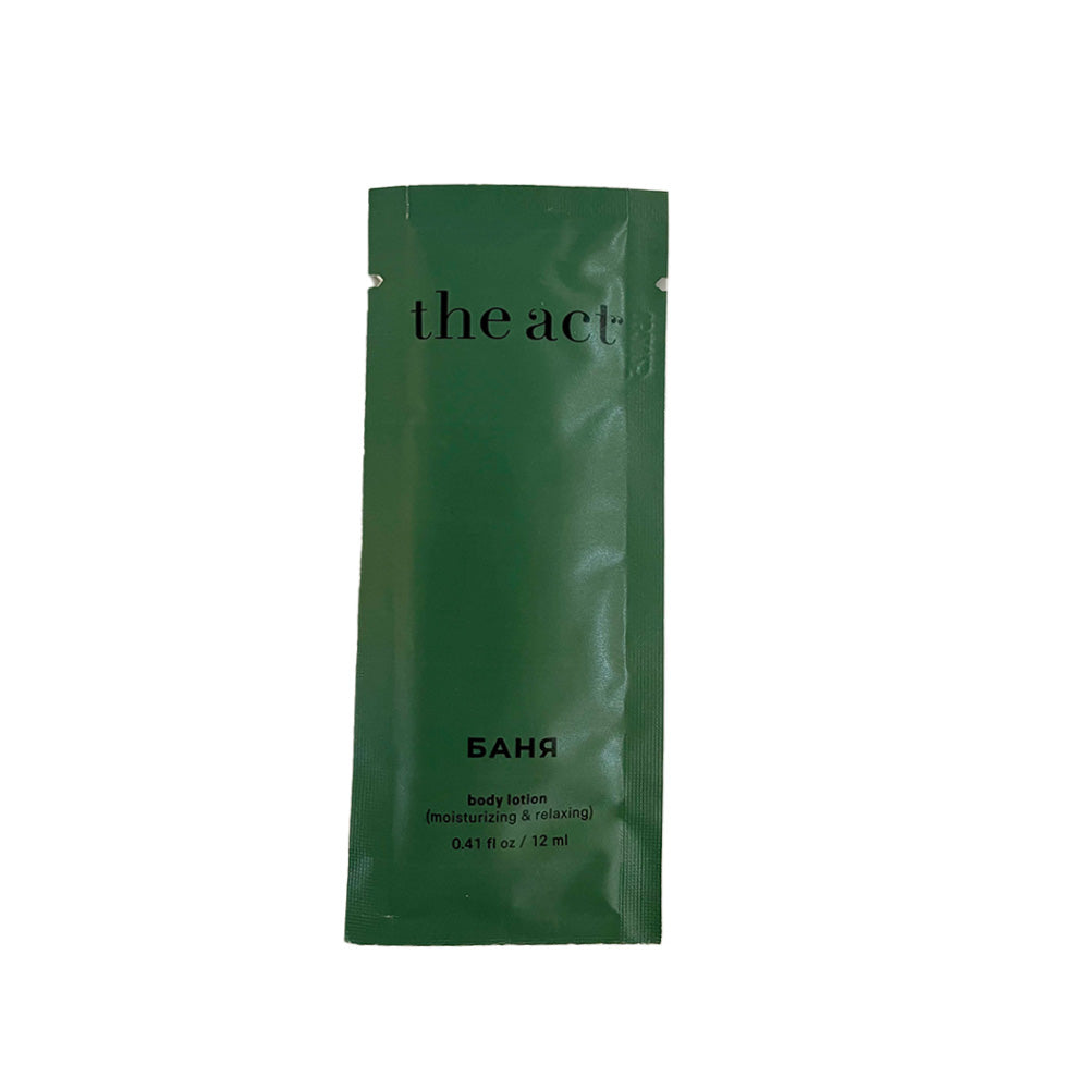 The Act Banya Body Lotion - Sachet