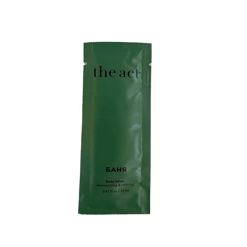 The Act Banya Body Lotion - Sachet - Beauty Tribe