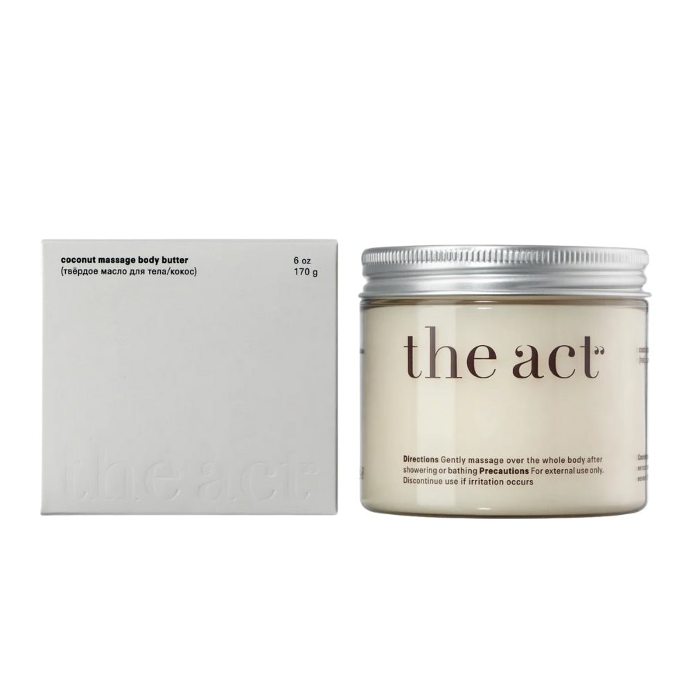The Act Coconut Massage Body Butter 180ml - Beauty Tribe