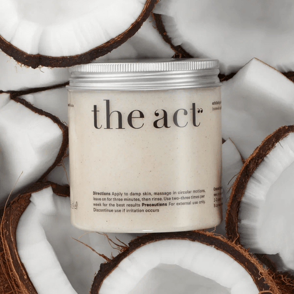 The Act Exfoliating Sea Salt &amp; Coconut Body Balm 300ml - Beauty Tribe