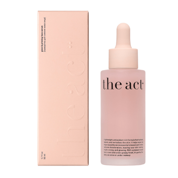 The Act Glow &amp; Priming Face Serum 50ml - Beauty Tribe