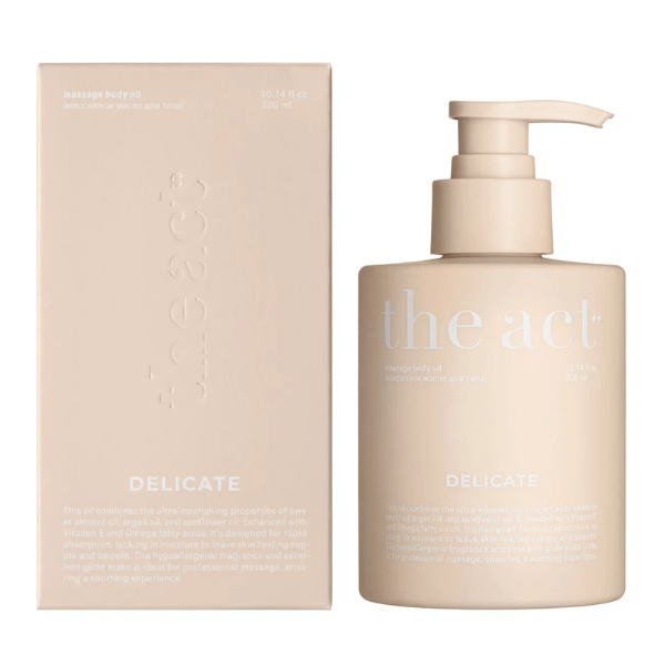 The Act Massage Body Oil Delicate 300ml - Beauty Tribe