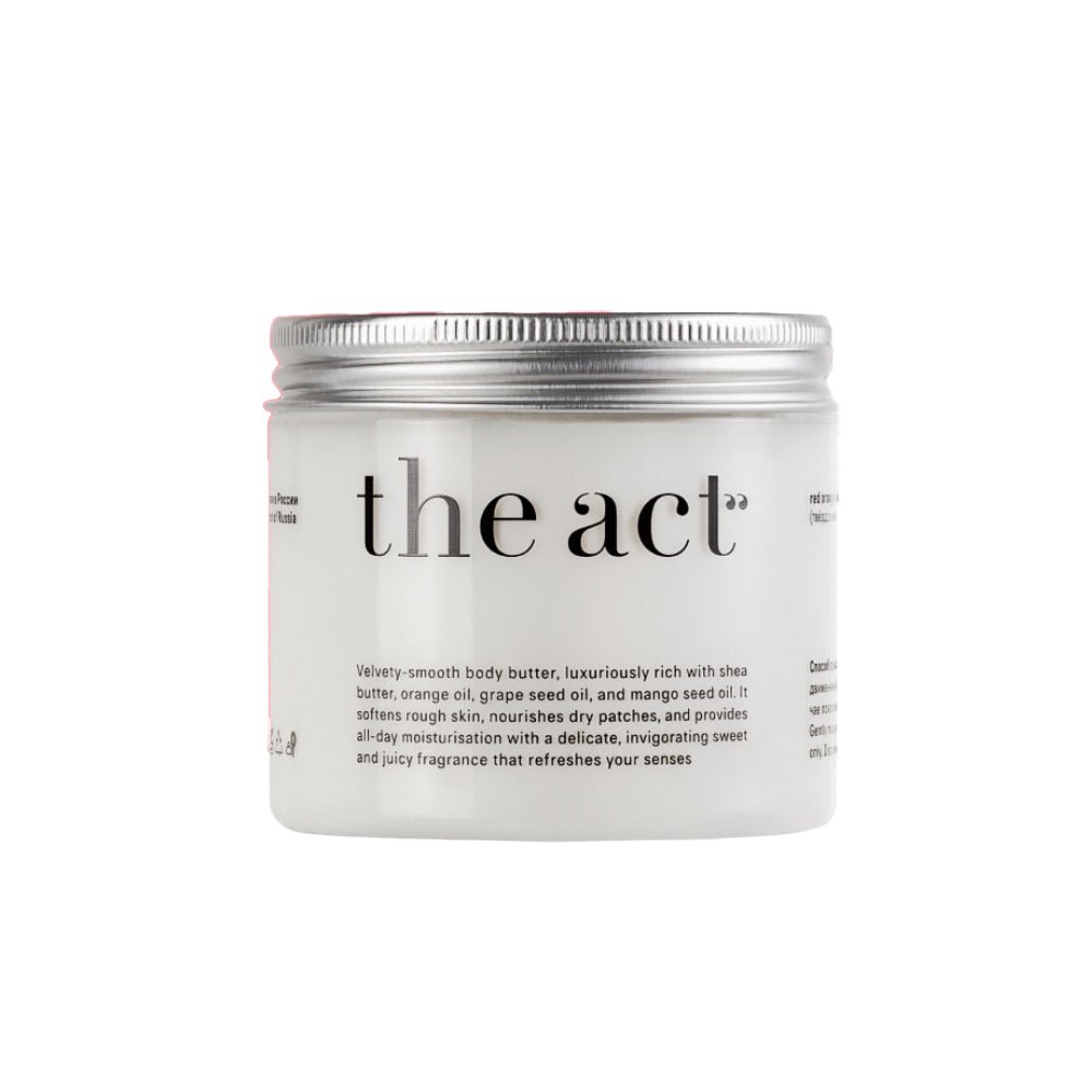 The Act Red Orange Body Butter 250ml - Beauty Tribe
