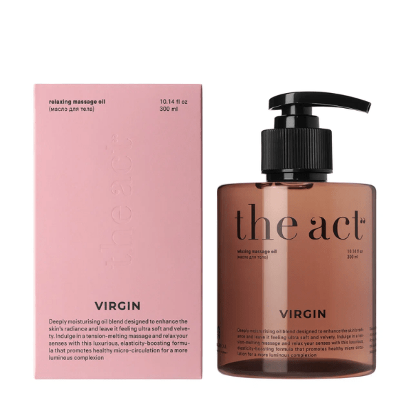 The Act Relaxing Massage Body Oil VIRGIN 440ml - Beauty Tribe