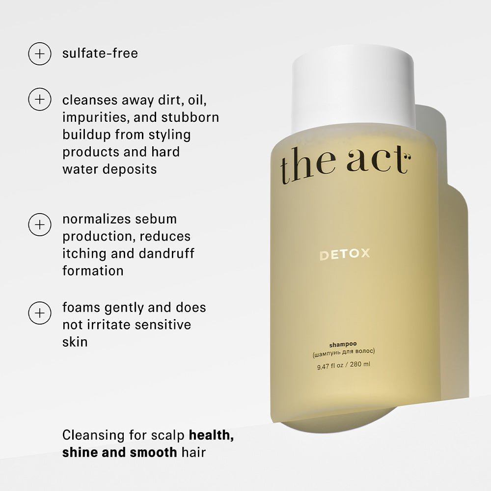 The Act Shampoo Detox 280ml - Beauty Tribe