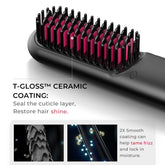 Tymo Porta Cordless Portable Hair Straightening Brush - Beauty Tribe