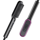 Tymo Ring Hair Straightening Brush Black - Beauty Tribe