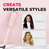 Tymo Ring Hair Straightening Brush Pink - Beauty Tribe