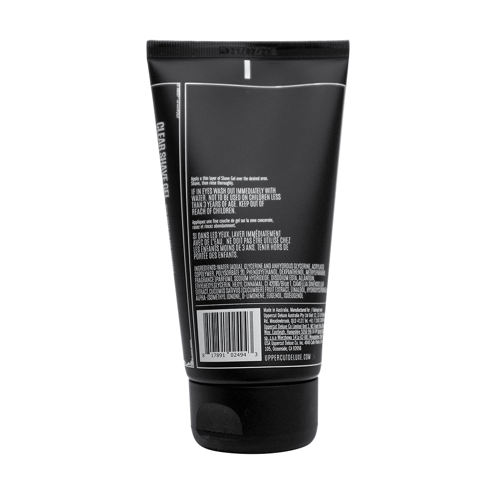 Uppercut Deluxe Clear Shave Gel 120ml - Beauty Tribe
