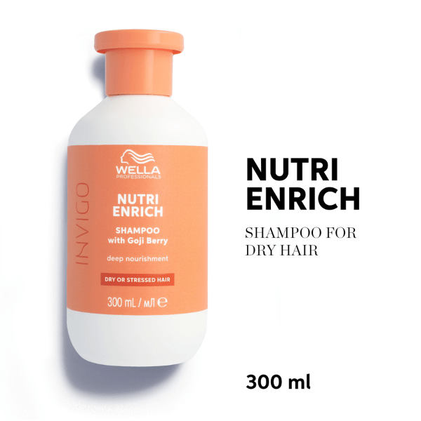 Wella Professionals Invigo Nutri - Enrich Deep Nourishing Shampoo 300ml - Beauty Tribe