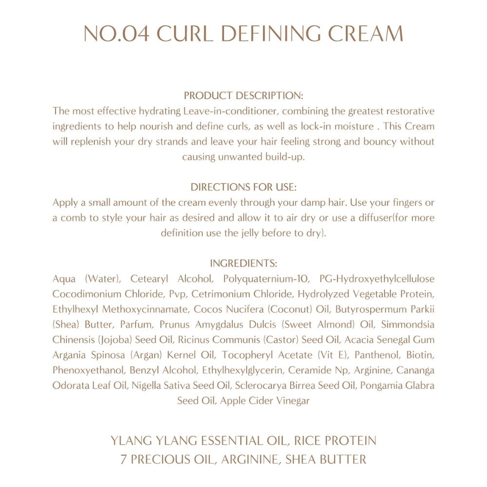 Zaphira Curl Defining Cream 250ml - Beauty Tribe