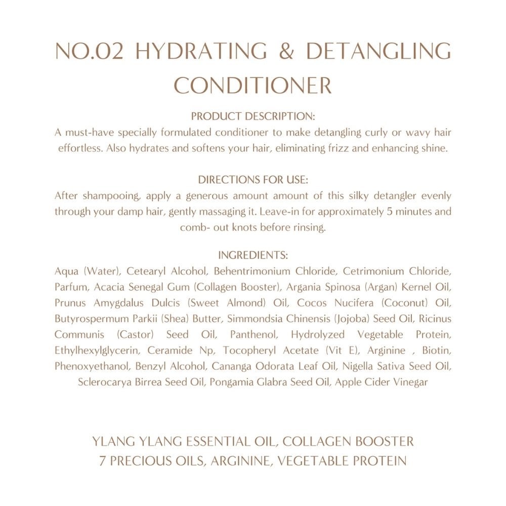 Zaphira Hydrating Detangling Conditioner 250ml - Beauty Tribe