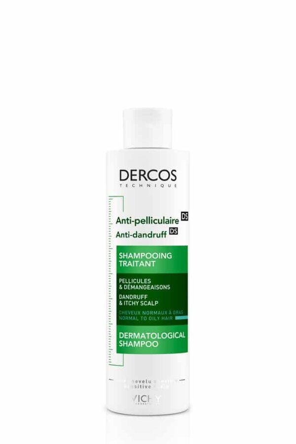 Dercos-شامبو مضاد للقشرة-متطور-للشعر العادي إلى الدهني-200مل