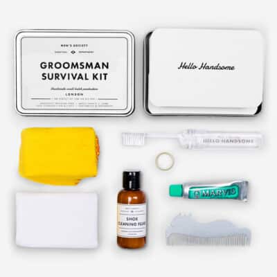 Men's Society Groomsman Survival Kit
