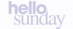 hello sunday Logo Brand