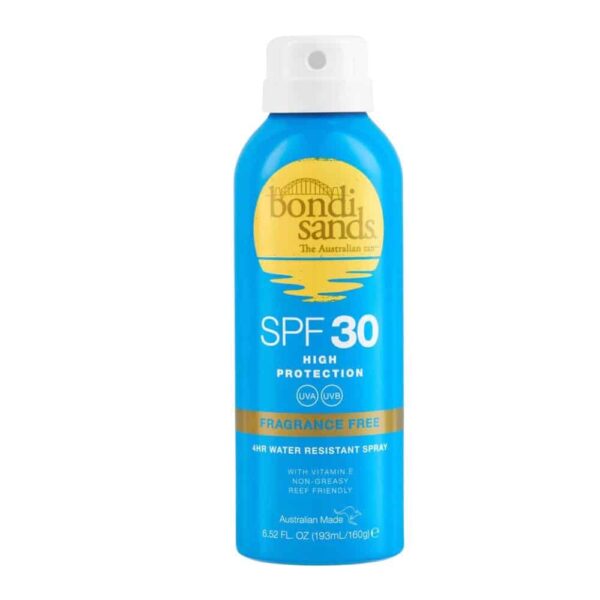 Bondi Sands SPF 30 Aerosol Mist Spray Fragrance Free 160g