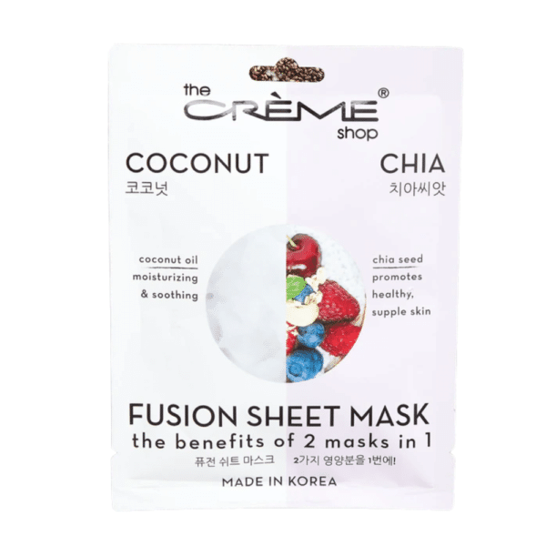 The Crème Shop Coconut + Chia 2-in-1 Infusion Mask 25g