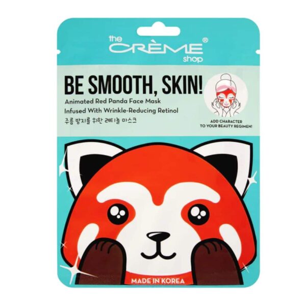 The Crème Shop  Be Smooth, Skin! Animated Red Panda Face Mask