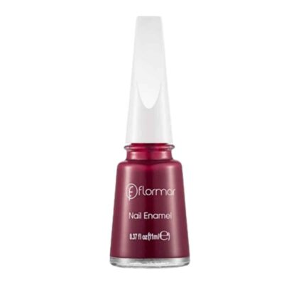 Flormar Classic Nail Enamel with new improved formula & thicker brush – 075 Baroque Bordeaux