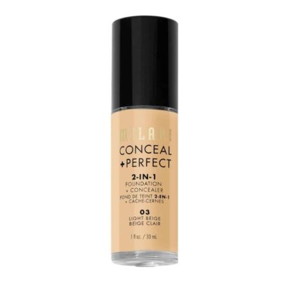 Milani Conceal + Perfect 2-In-1 Foundation – 03 Light Beige