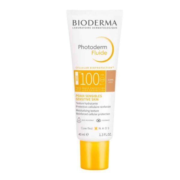 Bioderma Photoderm Fluide MAX SPF100 Light tint maximum sensory protection for Sensitive skin