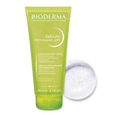 Bioderma Sebium Gel Moussant Actif Intense Purifying Foaming Gel Oily to acne-prone skin 200ml (1)
