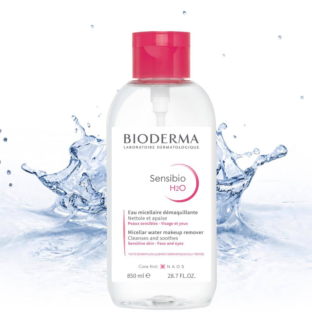 Bioderma Sensibio H2o Make Up Removing Micellar Water For Sensitive Skin 850ml Beautytribe 
