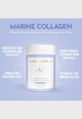 Sacred Glow Co Marine Collagen Natural Mixed Berry Flavour