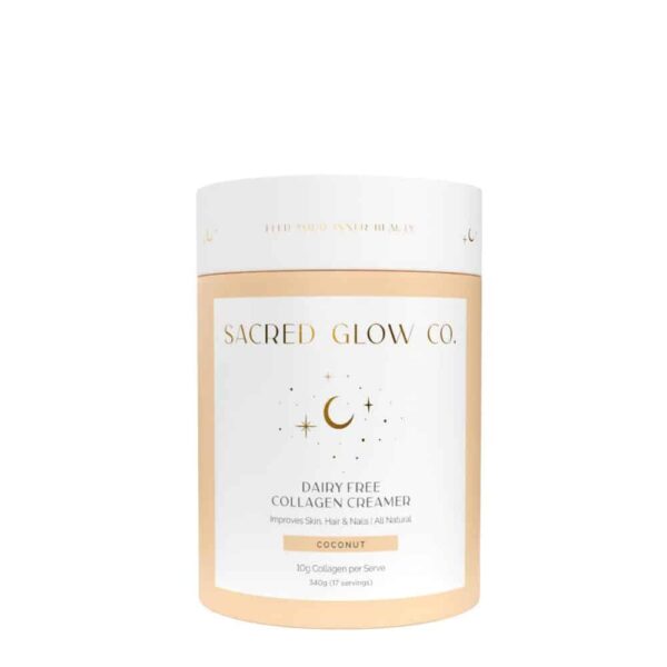 Sacred Glow Co Collagen Creamer Dairy Free  Natural Coconut Flavour