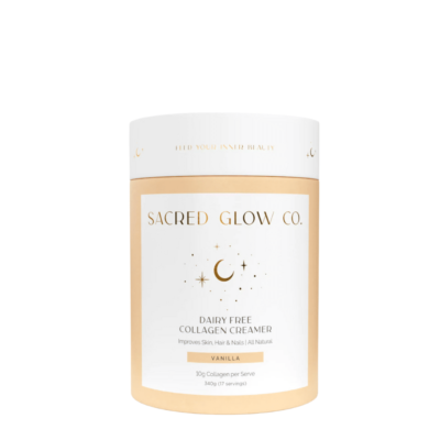 Sacred Glow Co Collagen Creamer Dairy Free  Natural Vanilla Flavour