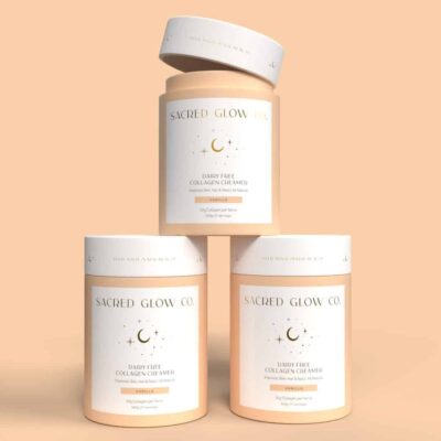 Sacred Glow Co Collagen Creamer Dairy Free  Natural Vanilla Flavour