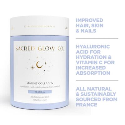 Sacred Glow Co Marine Collagen Natural Tropical Flavour