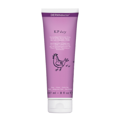 DERMAdoctor KP Duty Body Scrub for Keratosis Pilaris and Dry, Rough, Bumpy Skin with 10% AHAs + PHAs 237ml